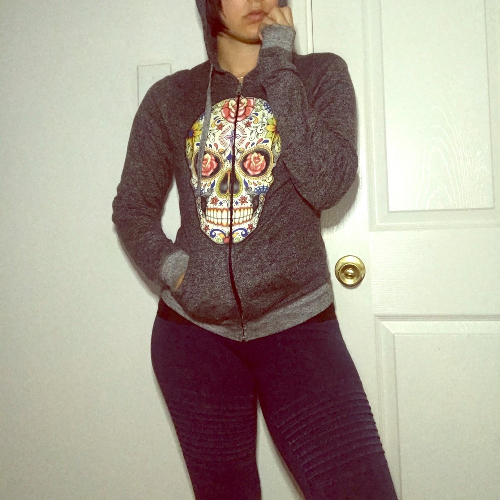 Day of the Dead Zip-up Hoodie